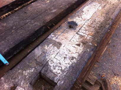 17 Bond Street Burnt Joists