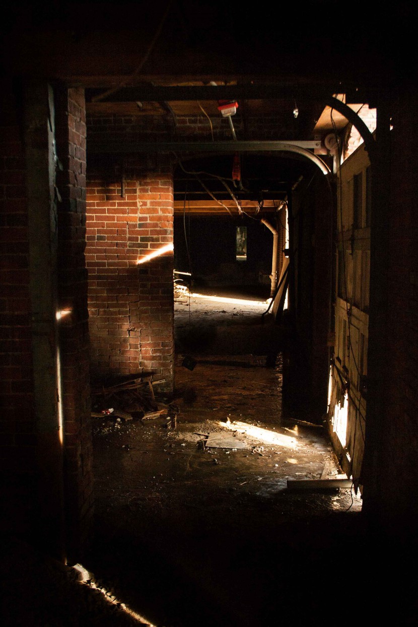 Mill Number 12 Annex in Manchester, New Hampshire, where Longleaf Lumber reclaimed maple flooring and Heart Pine beams.