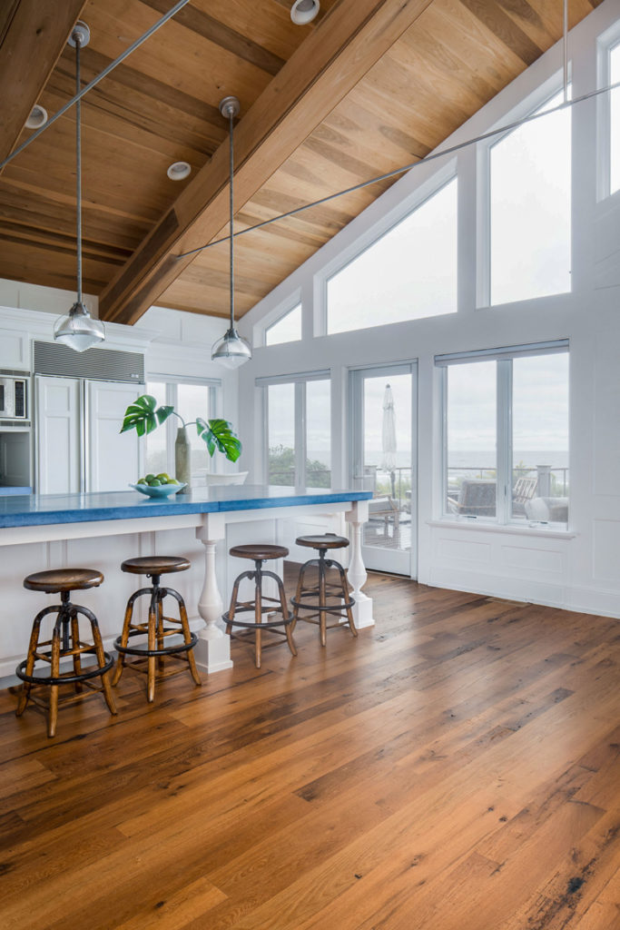 Reclaimed Oak Flooring in Private Home