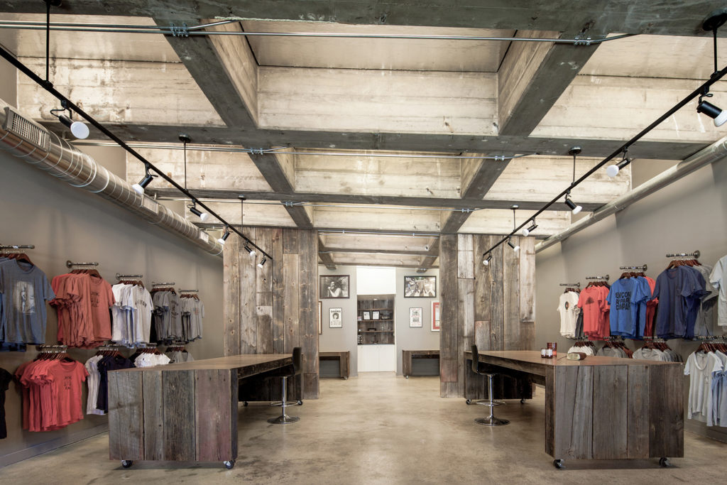 Reclaimed Barn Board in Charlestown Retail Store Reclaimed Barn Board in Charlestown Retail Store