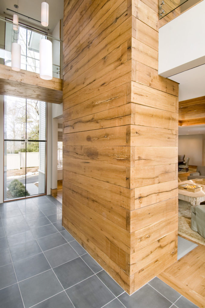 Reclaimed White Oak Chimney Casing ~ Cambridge, MA Reclaimed White Oak Chimney Casing ~ Cambridge, MA