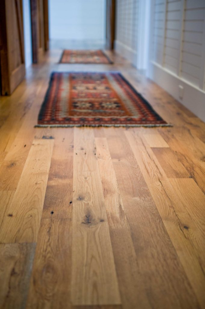 Reclaimed White Oak Flooring ~ Maine Private Residence