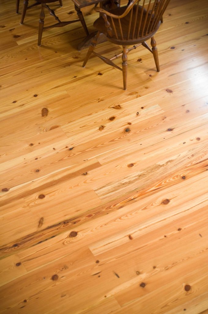#3 Rustic Reclaimed Heart Pine Flooring ~ Nantucket, Massachusetts, Private Residence