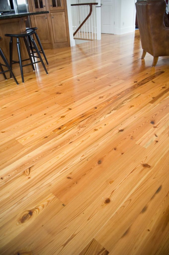 #3 Rustic Reclaimed Heart Pine Flooring ~ Nantucket, Massachusetts, Private Residence
