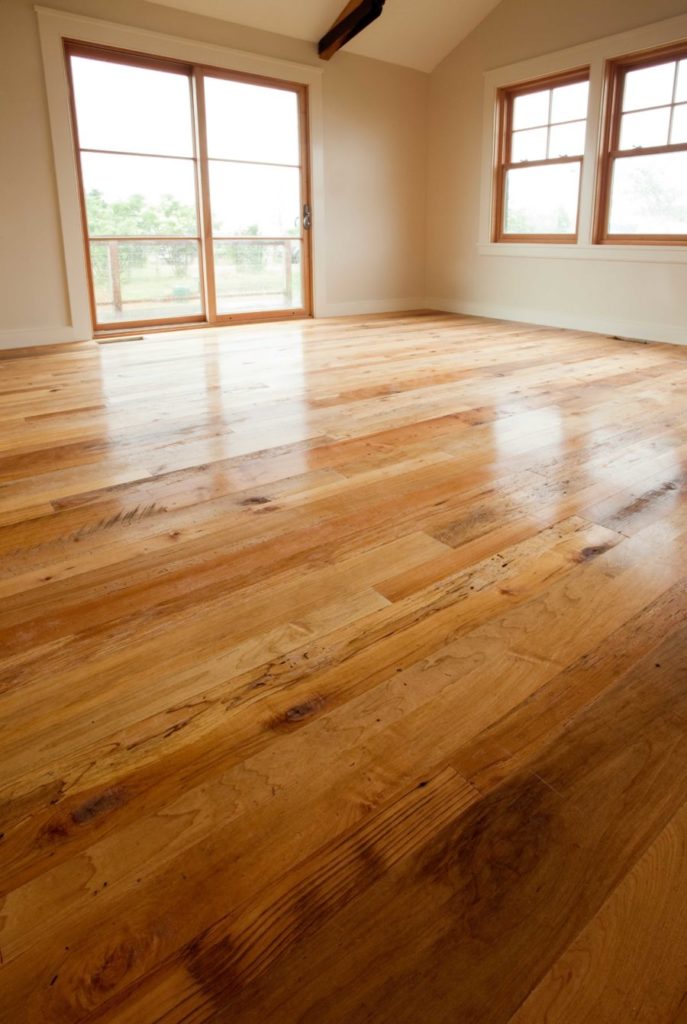 Reclaimed Maple Flooring ~ Martha&#039;s Vineyard, Massachusetts - Waterlox Tung Oil Finish