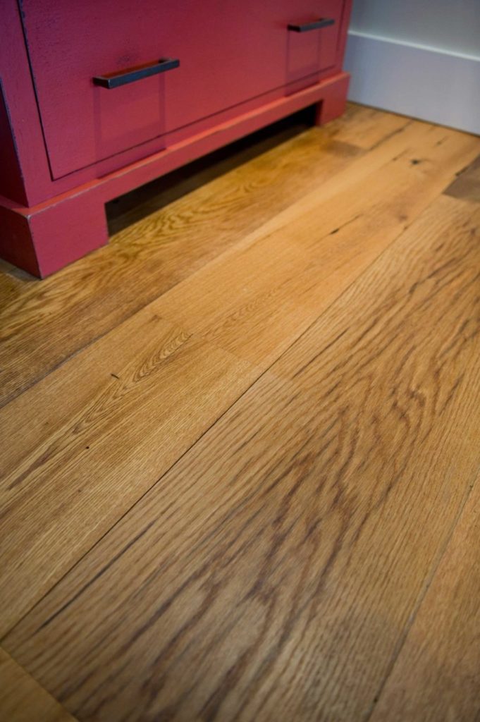 Reclaimed White Oak Flooring ~ Maine Private Residence