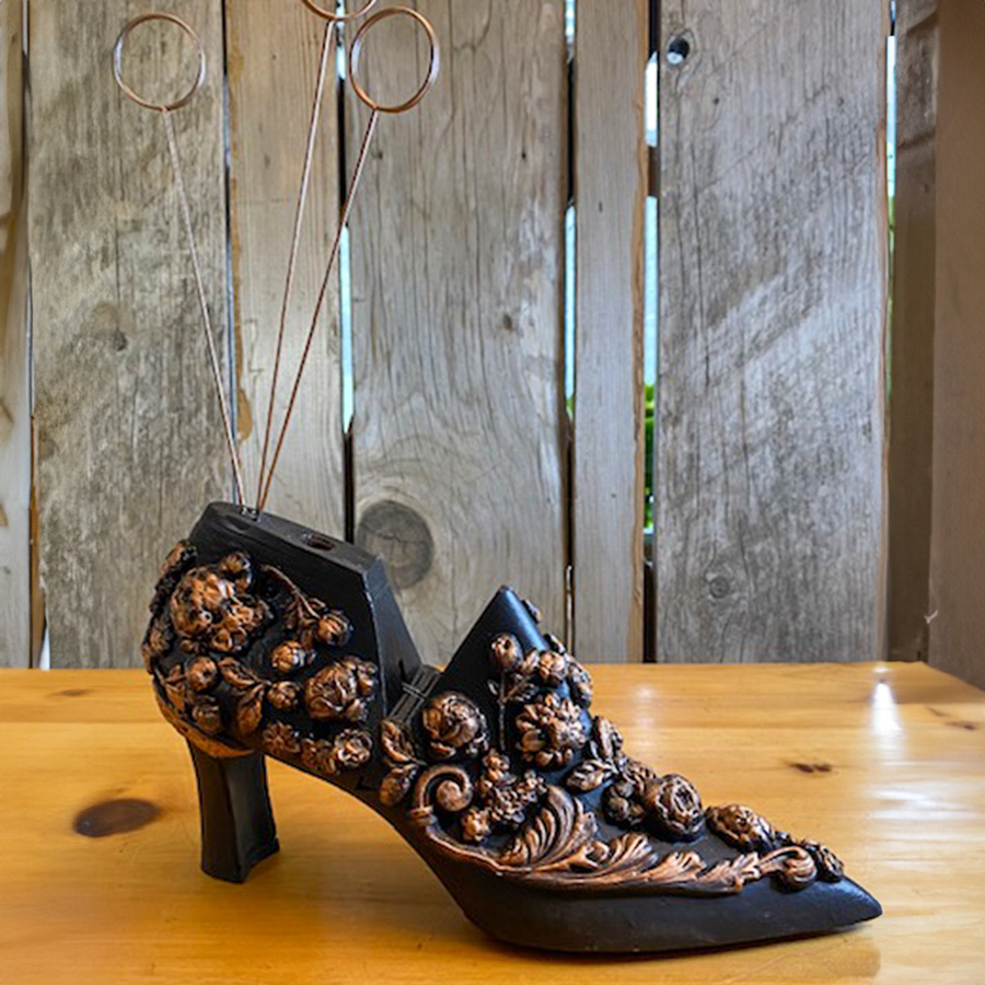 Antique Shoe Last Art - Courtesy Mary Kay Torres Antique Shoe Last Art - Courtesy Mary Kay Torres