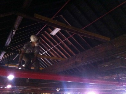 Salvaging Abbot Mill Joists