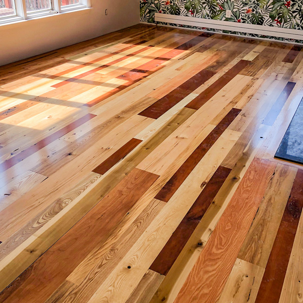 Bright-Milled Mixed Hardwoods Flooring