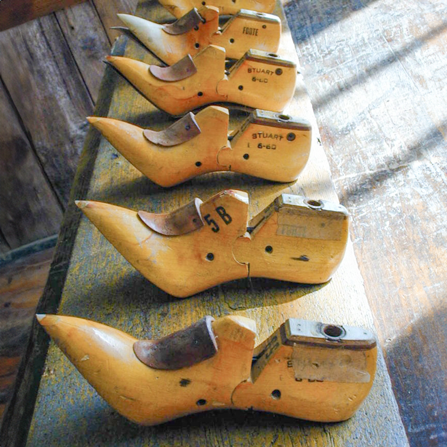 Antique Shoe Last Coat Rack