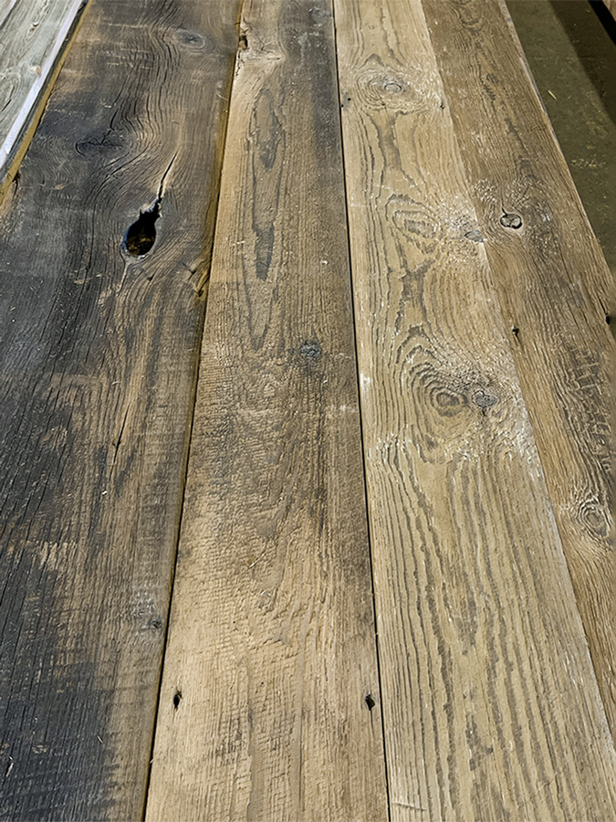 Salvaged Classic Barn Board Interior Side Salvaged Classic Barn Board Interior Side