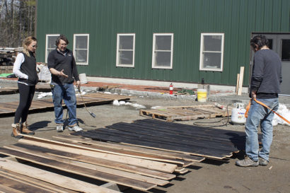 Consulting Design Team About Reclaimed Hemlock Charred Wood