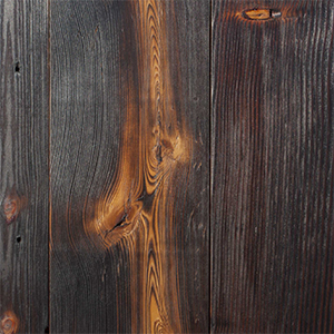 Reclaimed Hard Pine Charred Wood