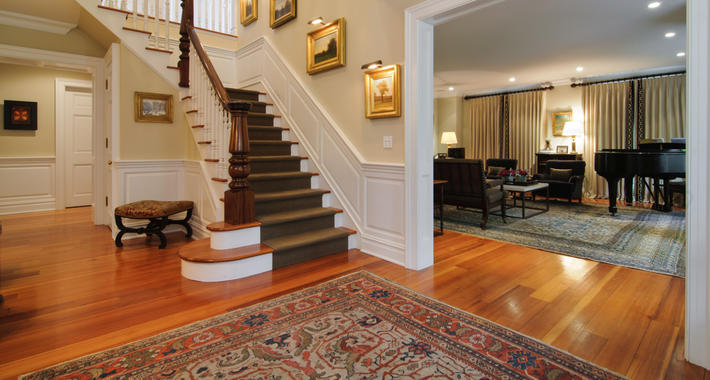 Reclaimed Heart Pine Flooring - Clear Vertical Grain - in New York Home Reclaimed Heart Pine Flooring - Clear Vertical Grain - in New York Home