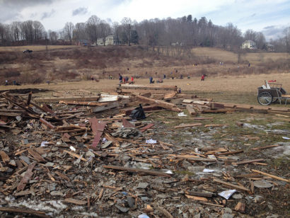 Conway, Massachusetts Tornado Volunteer Cleanup
