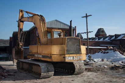 Crocker Manufacturing Company Mill Demolition in Holyoke, Massachusetts