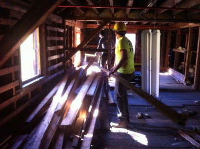 Denailing Abbot Mill Flooring