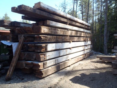 Reclaimed Beams from the Elizabeth Mill