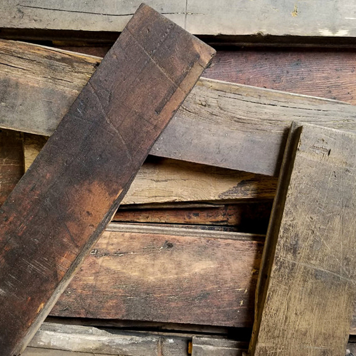 Salvaged Factory Maple Flooring. Unfinished.