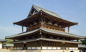 Horyuji Temple in Japan with Shou Sugi Ban