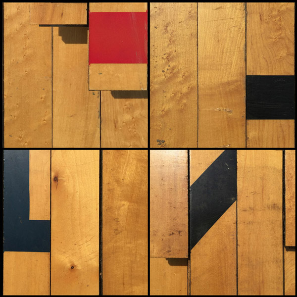 Salvaged Basketball Court Maple Flooring