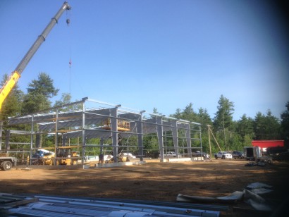 Construction of New Building at Longleaf Lumber Mill in Berwick, Maine