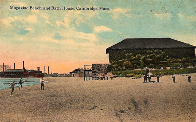 Magazine Beach Bath House Postcard