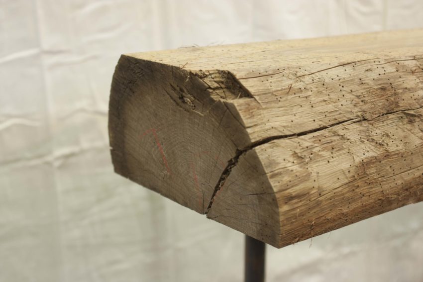 Reclaimed Wood Mantel - Live Edge Reclaimed Wood Mantel - Live Edge