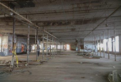 Mass Mills in Lowell, MA Salvaged Beams