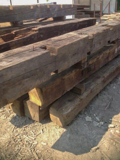 Olson House Reclaimed Beams