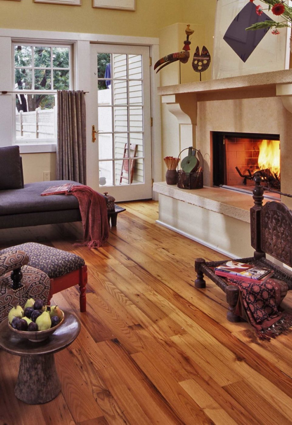 Reclaimed American Chestnut Flooring ~ Private Residence