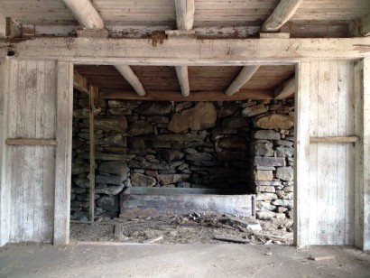 Reclaimed American Chestnut Barn Trough