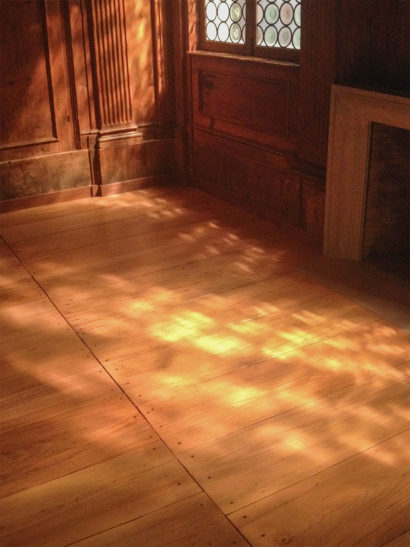 Seattle Art Museum Italian Room With Reclaimed Chestnut Flooring