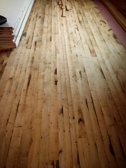 Reclaimed Factory Maple Floors