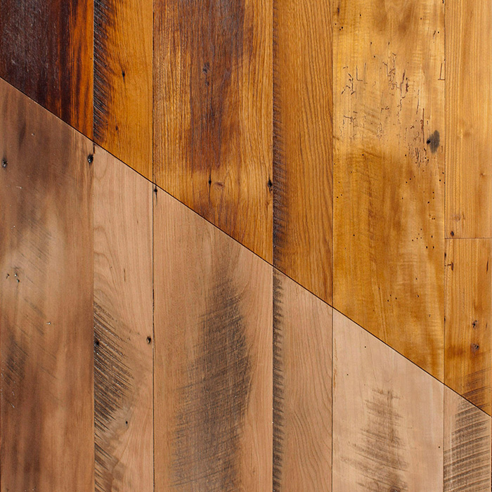 Skip-Planed Mixed Hardwoods Flooring