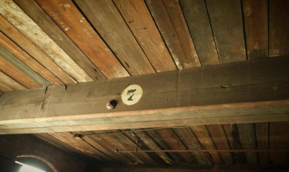 Heart Pine Beams Before Salvage in Providence Rhode Island