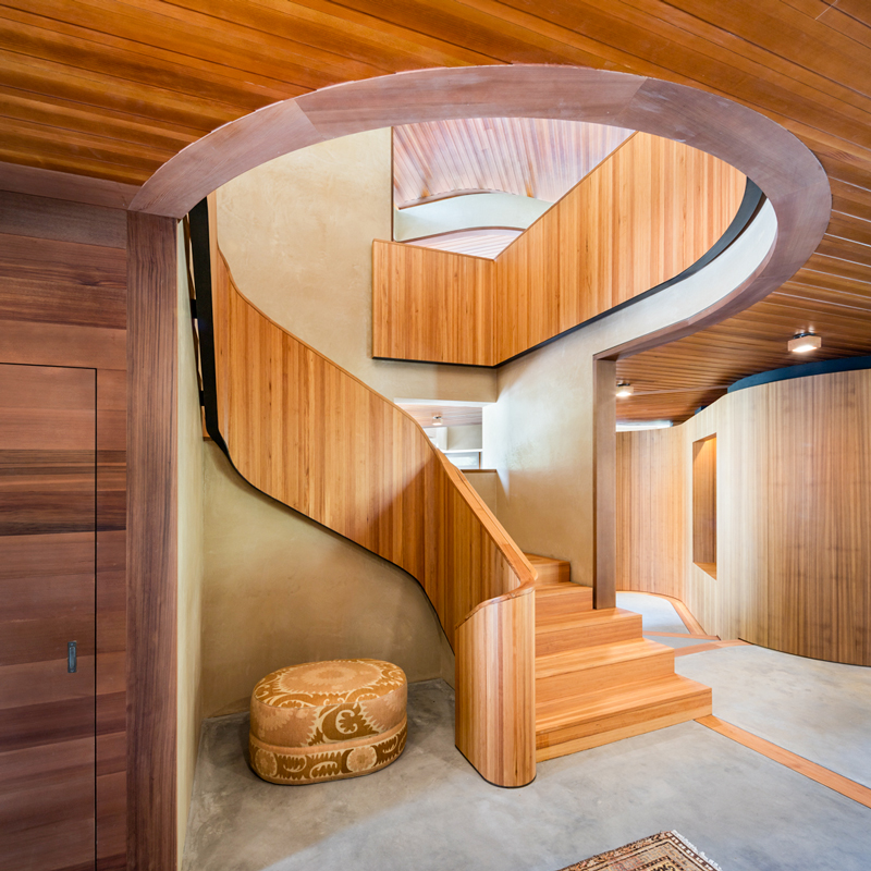 Reclaimed Heart Pine Paneling and Treads