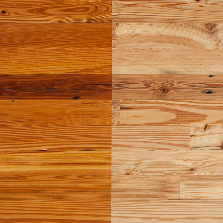 Reclaimed Heart Pine Paneling