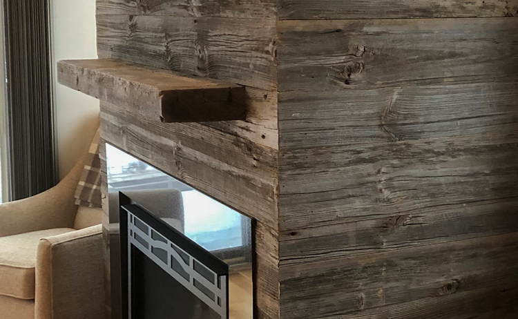 Reclaimed Original Surface Hemlock Mantel Reclaimed Original Surface Hemlock Mantel