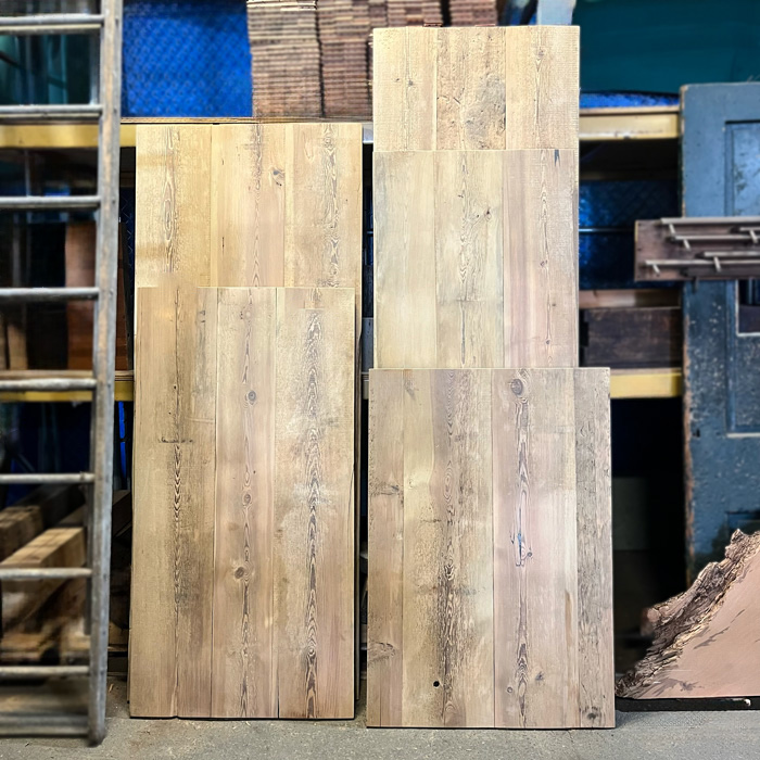 Reclaimed Northern Hard Pine Unfinished Tops Reclaimed Northern Hard Pine Unfinished Tops