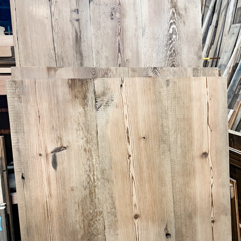 Reclaimed Northern Hard Pine Unfinished Tops Reclaimed Northern Hard Pine Unfinished Tops