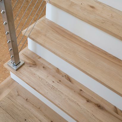 Reclaimed Maple Wood Treads