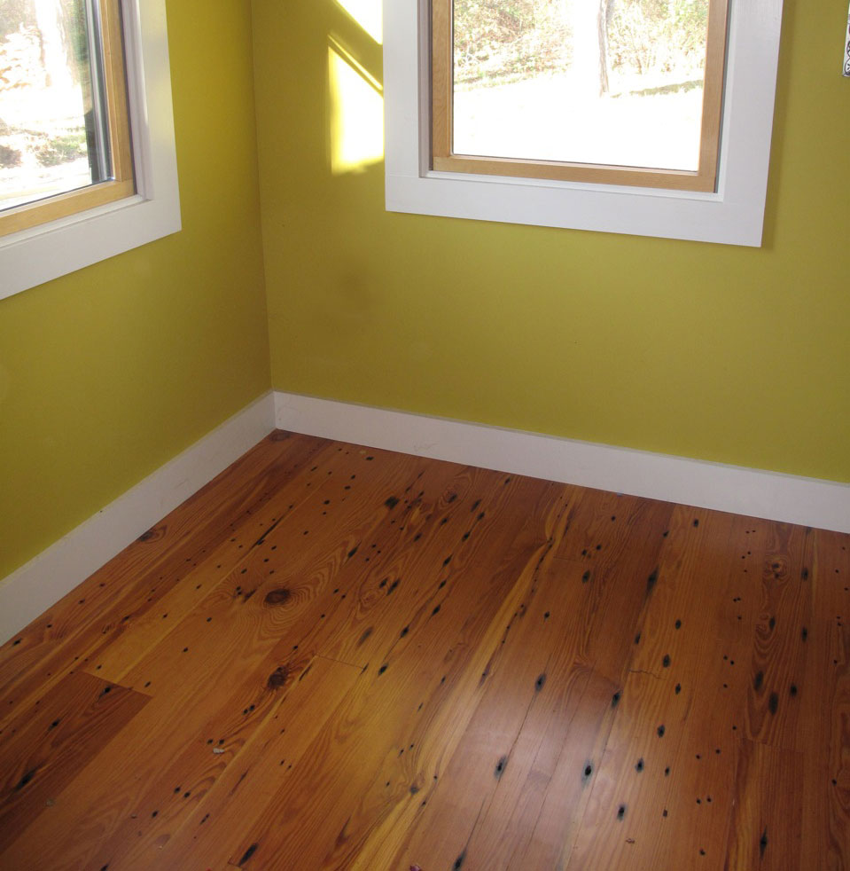 Reclaimed Naily Buckshot Heart Pine Flooring ~ Private Residence Reclaimed Naily Buckshot Heart Pine Flooring ~ Private Residence