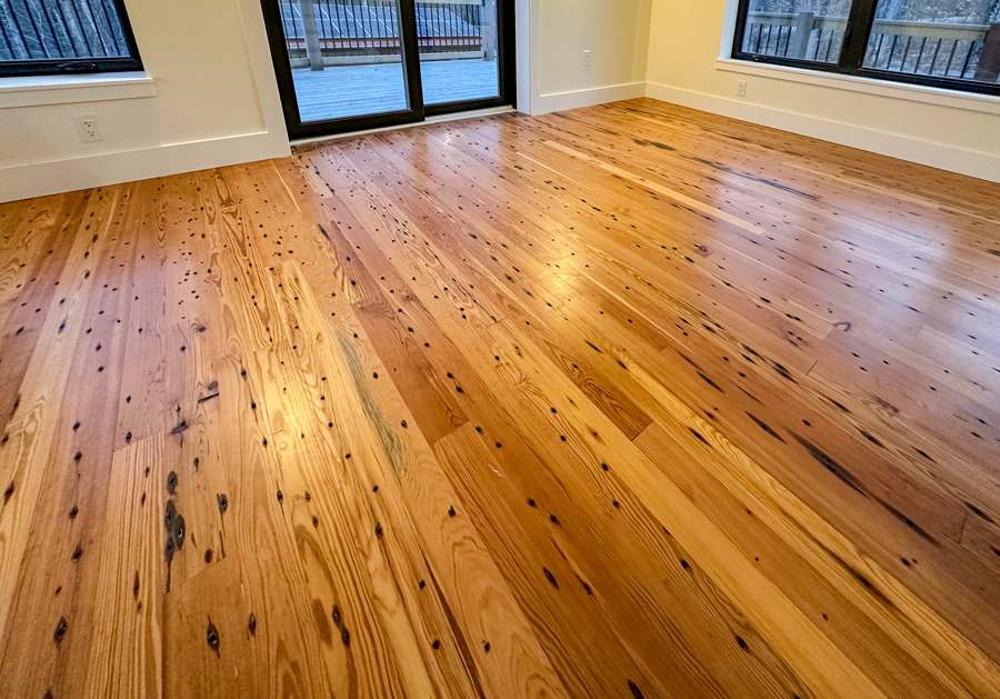 Naily Grade Reclaimed Heart Pine Flooring Naily Grade Reclaimed Heart Pine Flooring