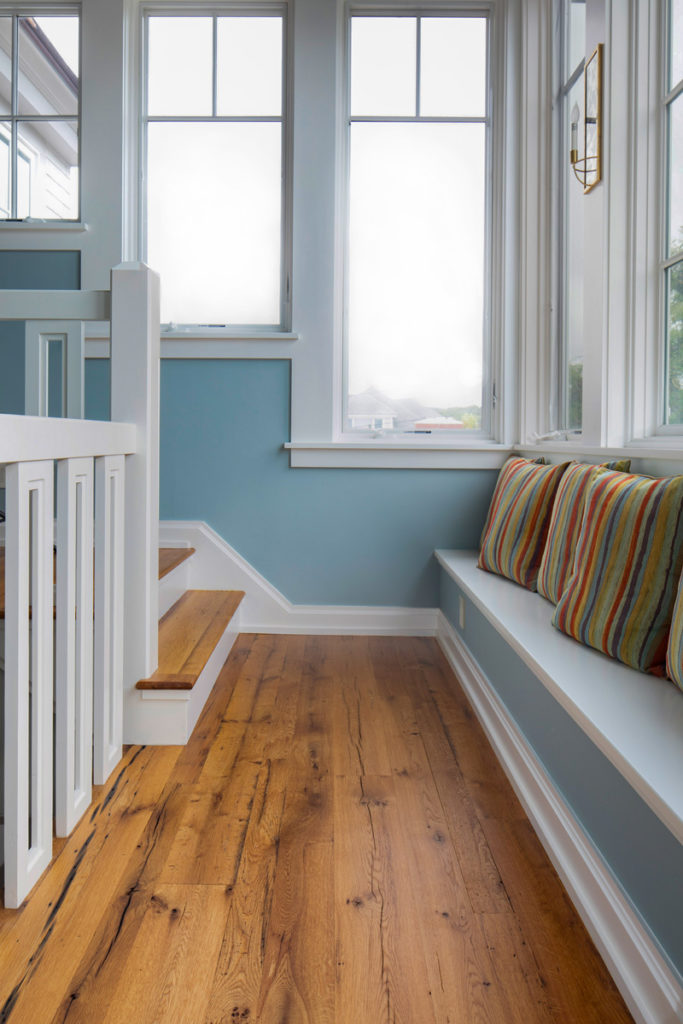 Reclaimed Oak Flooring in Private Home