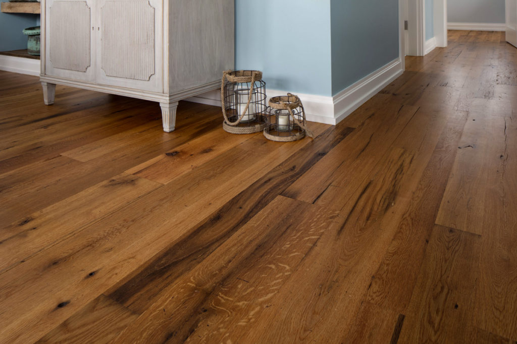 Reclaimed Oak Flooring in Private Home
