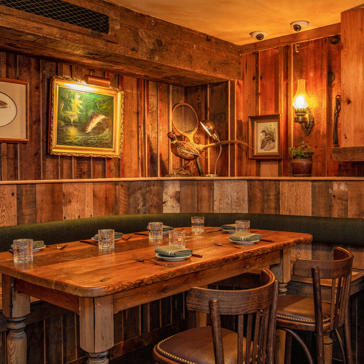 Reclaimed Wood Paneling Hunter's Kitchen & Bar, South Boston, Mass Reclaimed Wood Paneling Hunter's Kitchen & Bar, South Boston, Mass