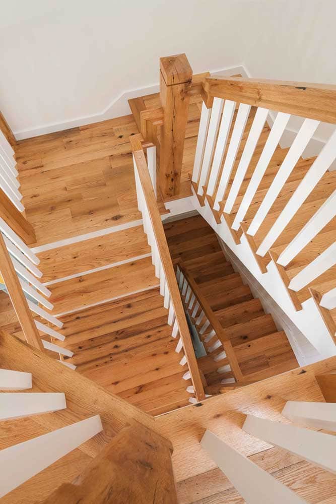 Reclaimed Red & White Oak Stairs Reclaimed Red & White Oak Stairs
