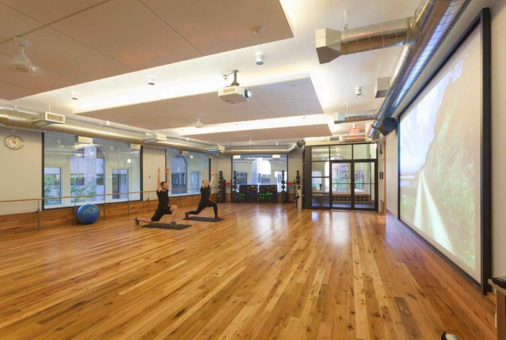 Reclaimed White Oak Gym Flooring
