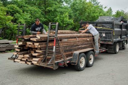Reclaimed Wood from Boston's Hooper Mansion